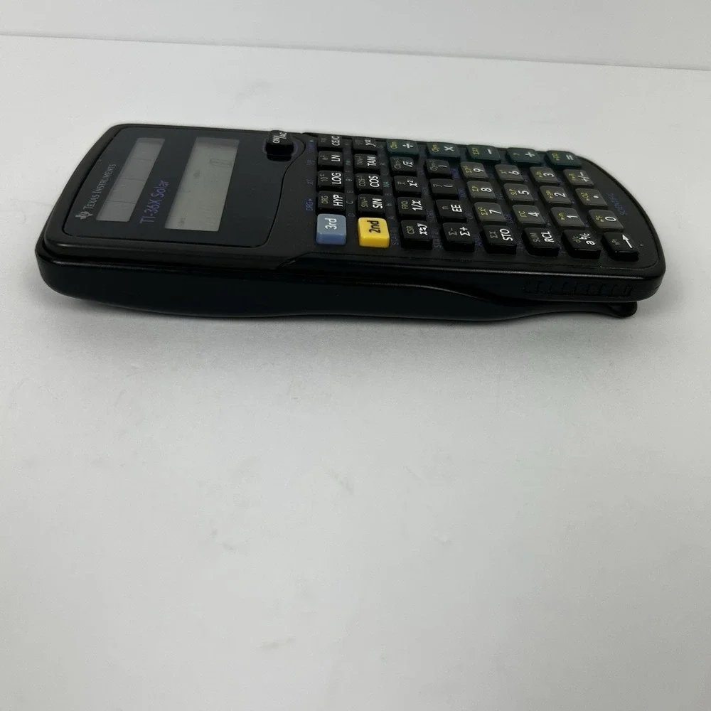 Texas Instruments TI-36X Solar Scientific Calculator Black/Gray Works - TESTED